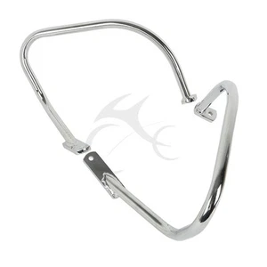 Chrome Saddlebag Guard Bar For Harley Softail Heritage Springer FLSTS 1997-1999 - Bild 1 von 9