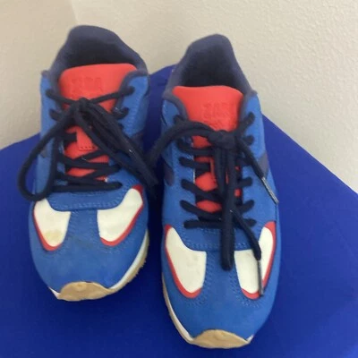 Zara Kid Boys  Lace Up Shoes Multicolored Size 34 Navy Laces - Image 1 of 4