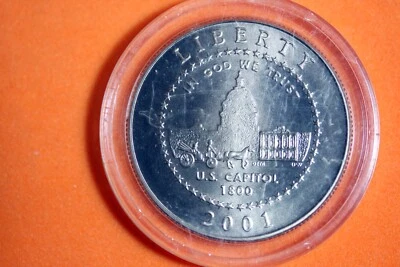 2001 - PROOF U.S. Capitol Visitor Center Commemorative Half Dollar! #N01020 - Image 1 of 2