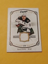 2015-16 Upper Deck Champ's Hockey Jersey #J-ZP Zach Parise Minnesota Wild