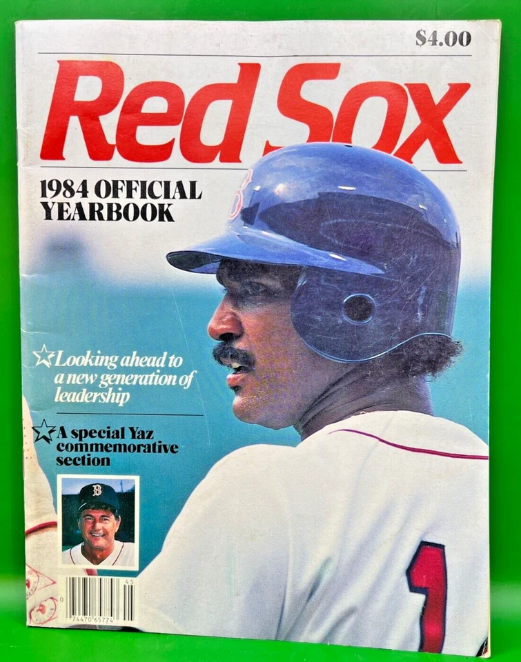 Boston Red Sox 1984 Official YearBook + A special YAZ Section - Image 1 of 4
