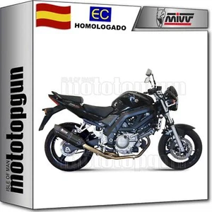 silencioso homologado catalizado suono negro mivv por suzuki sv 650 2011 11 - Imagen 1 de 4