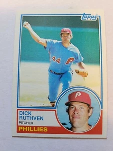1983 TOPPS DICK RUTHVEN #484 NM - Picture 1 of 1