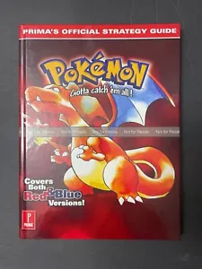 Pokemon (Red) - Prima's Official Strategy Guide - CUSTOM HARDCOVER - Picture 1 of 10