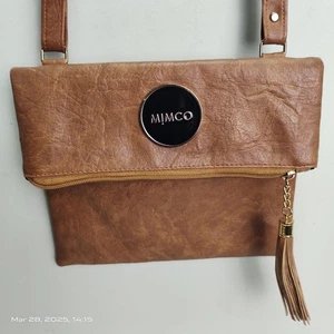 Mimco Brown Leather Cross Body Bag - Picture 1 of 7
