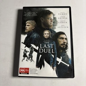 The Last Duel (DVD, 2021) Matt Damon, Adam Driver, Ben Affleck Region 4 NEW - Picture 1 of 2