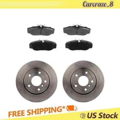 Front Brake Pads and Rotors Kit for Land Rover Range Rover 4.0L 1995-2000 - Image 1 of 4