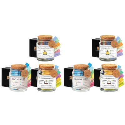 6PCS the Hope Jar Bible Verses Bible Verses in A Jar Glass Prayer Jar2265 - Image 1 of 3