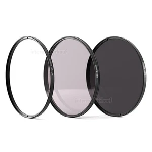 3-fach Set 62mm UV + Polfilter CPL + ND8 Graufilter - Bild 1 von 10