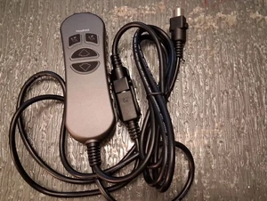 HC110-2M-1U02 Gray 4 Buttons 5 Pin 2 Connections Prong Recliners Remote Control - Picture 1 of 3