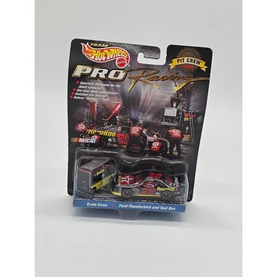 Caja de herramientas Hot Wheels Pro Racing Ernie Irvan 28 Ford Thunderbird Texaco 1998 Foto 1 de 4