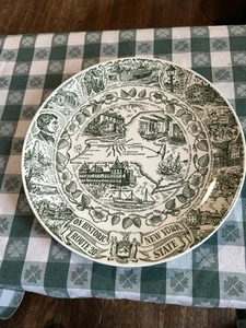 Vintage Souvenir Kessel Federn Ofenteller der historischen Route 20 in NYS. 1960 - Bild 1 von 2
