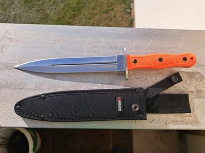 Böker Magnum HL Boar Dagger kalte Waffe Blankwaffe Abfangmesser neuwertig - Bild 1 von 4