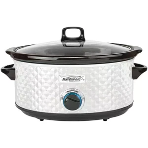 Diamond 7 Qt. Pearl Slow Cooker with Tempered Glass Lid - Picture 1 of 12