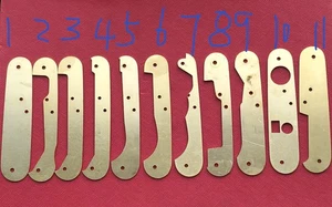 1 pz. Piastra morsetto ottone rivestimento divisorio per Victorinox 91mm accessori fai da te - Foto 1 di 1