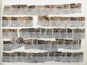 Deutschland - Kaiserreich - 1889 - 3pf braun & 5pg grün - Farbton/Stempel Interesse, 100 - Bild 1 von 2