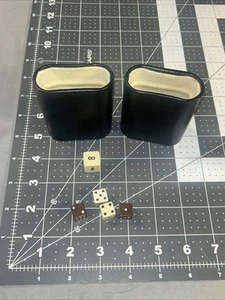 Reiss Games Inc. Vintage Backgammon Travel Replacement Parts Lot Cup Dice - Picture 1 of 8