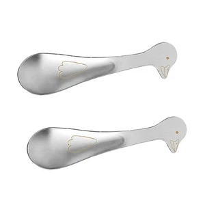 2 Pcs Children's Spoon Creative Kids Cartoon Ice Cream Scoop - Picture 1 of 11