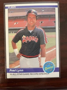 1984 Fleer #626 Fred Lynn - Picture 1 of 2