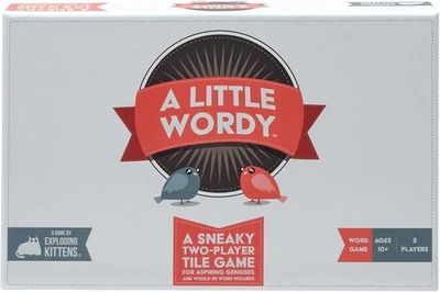 A Little Wordy by Exploding Kittens Tabletop Board Card Game For 2 Players