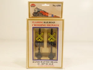 Model Power 6381 Flashing R.R. Crossing Signals O-027 LN - Picture 1 of 4