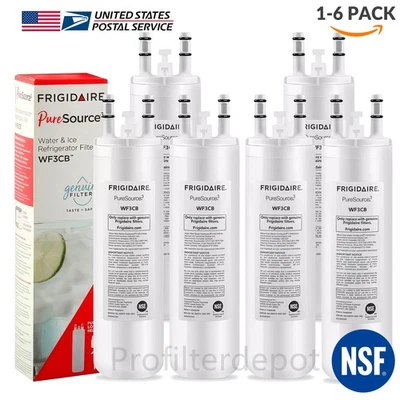 FOR FRIGIDAIRE New 1-6PCS Frigidaire WF3CB Pure Source 3 Water & Ice Refrigerator Filter Sealed