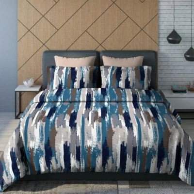 Bed Sheets 210 TC Luxury Ultra Soft Microfiber Bed Sheet With 2 Pillow Case Set - Image 1 of 3