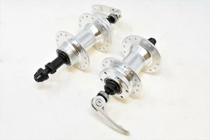 32 SPOKE SCREW ON FREEWHEEL ALLOY DISC FRONT & REAR WHEEL HUBS SEALED BEARINGS - Picture 1 of 3