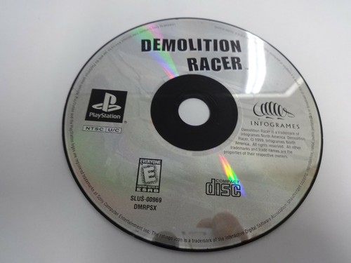 Demolition Racer Sony Playstation One PS1 PSX Game Disc Only Free Ship ...
