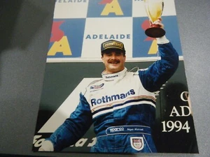 NIGEL MANSELL WINS ADELAIDE GP WILLIAMS FW16 F1 PRESS PHOTOGRAPH 1994 ICN BUREAU - Picture 1 of 2
