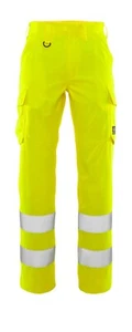 Mascot Arbeit Warn Hose mit Schenkeltaschen Safe Light #20859-236-17 Gr.50 L82 - Picture 1 of 4
