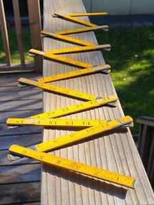 Vintage Master Rule 6' 72" Extension Folding Ruler Made in USA Used - Picture 1 of 6