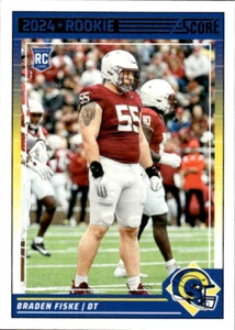 2024 Score #325 Braden Fiske RAMS RC - Picture 1 of 2