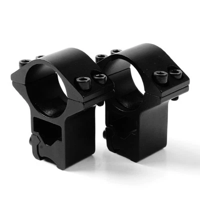 2PCS 25.4mm Ring w/11mm Dovetail Rail Adapter High Profile Rifle Scope Mounts - Image 1 of 4