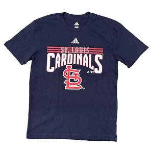 St. Louis Cardinals Navy Blue Youth T-Shirt (Slight Fading) - Picture 1 of 1