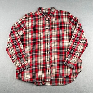 Madewell Flanellhemd XL Oversized rot kariert Damen Knopfleiste Langarm - Bild 1 von 13
