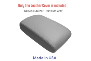 2009- 2013 For Subaru Forester Limited Leather Console Cover in Platinum Gray - Picture 1 of 4