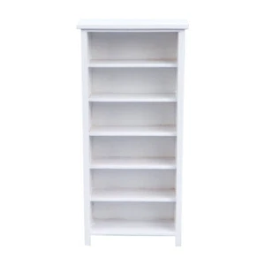 Book Shelf White Vertical Bookcase Model Miniature Living Room Furniture - Picture 1 of 12
