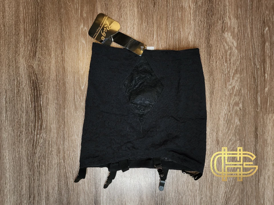 Rago 1357 Open Bottom Girdle Black XL/32 - Image 1 of 1