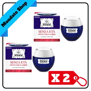 CREMA ACQUA DI ROSE ROBERTS 180ml ANTIETA' RICOMPATTANTE VISO E CORPO (X2)