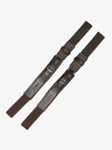 LeMieux Garter Straps Kids Garters Prevent Jods Twisting & Bunching Black/Brown - Picture 1 of 7