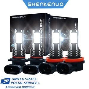 For Volvo VNL VN VNM 630 670 730 780  LED Headlight High Low Beam Bulbs 6000K - Picture 1 of 12