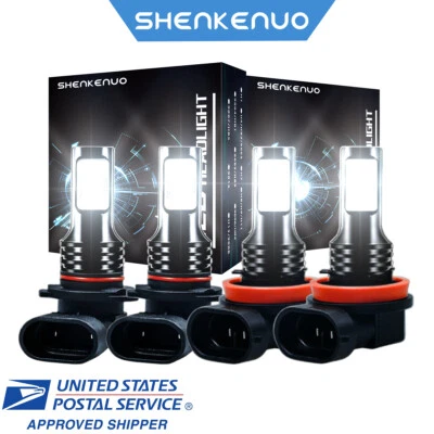 For Volvo VNL VN VNM 630 670 730 780  LED Headlight High Low Beam Bulbs 6000K - Image 1 of 4