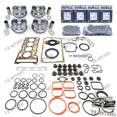 Kit de pistones de juntas de revisión del motor para BMW E87 E84 318i E92 520i E60 N46B20 2.0 Foto 1 de 4