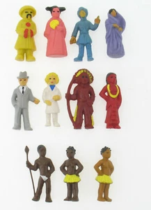 11x Figuras Schleich - Indios Europeos Africanos Chinos Serie Completa - Imagen 1 de 11