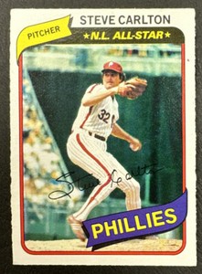 1980 O-Pee-Chee OPC Baseball - #113 Steve Carlton - Philadelphia Phillies