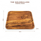 Schneidebrett Mit Rille The Goldbullion L Wahlbar 33 35 40 Cm Aus Olivenholz
