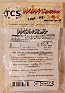 TCS #1741 WDK-LIF-1 WOWKit DCC Sound für P2K FA1 und EMD F3A Lokomotiven NEU - Bild 1 von 1