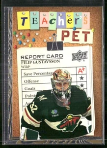 2023-24 Upper Deck Series 1 - Teachers Pet #TP-6 Filip Gustavsson - Picture 1 of 2