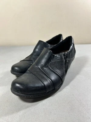 Earth Origins Monica Mujer Cuero Negro Cremallera Tacones Talla 9 Foto 1 de 3